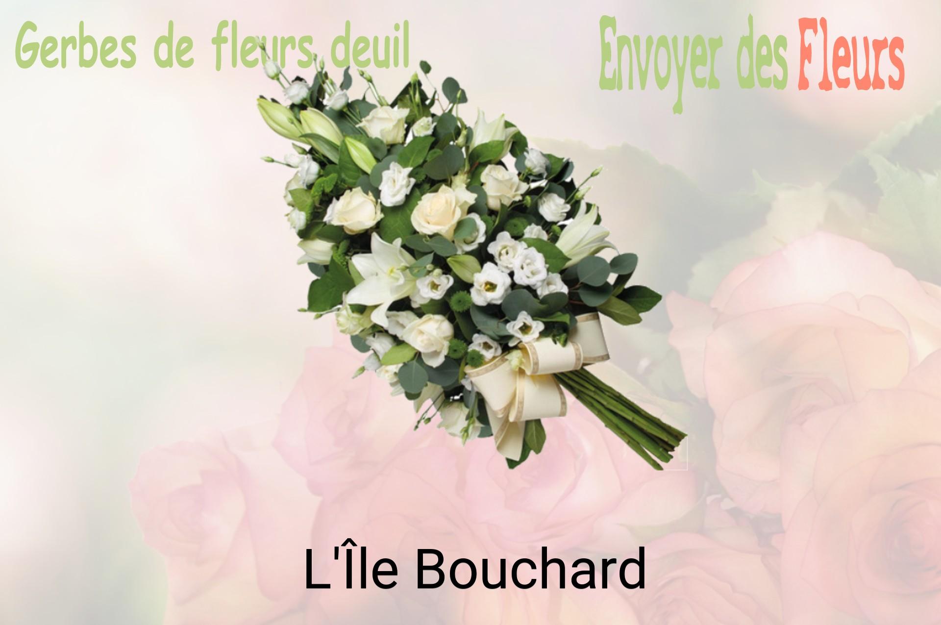 Gerbe de fleurs de deuil livrée à L'Île-Bouchard